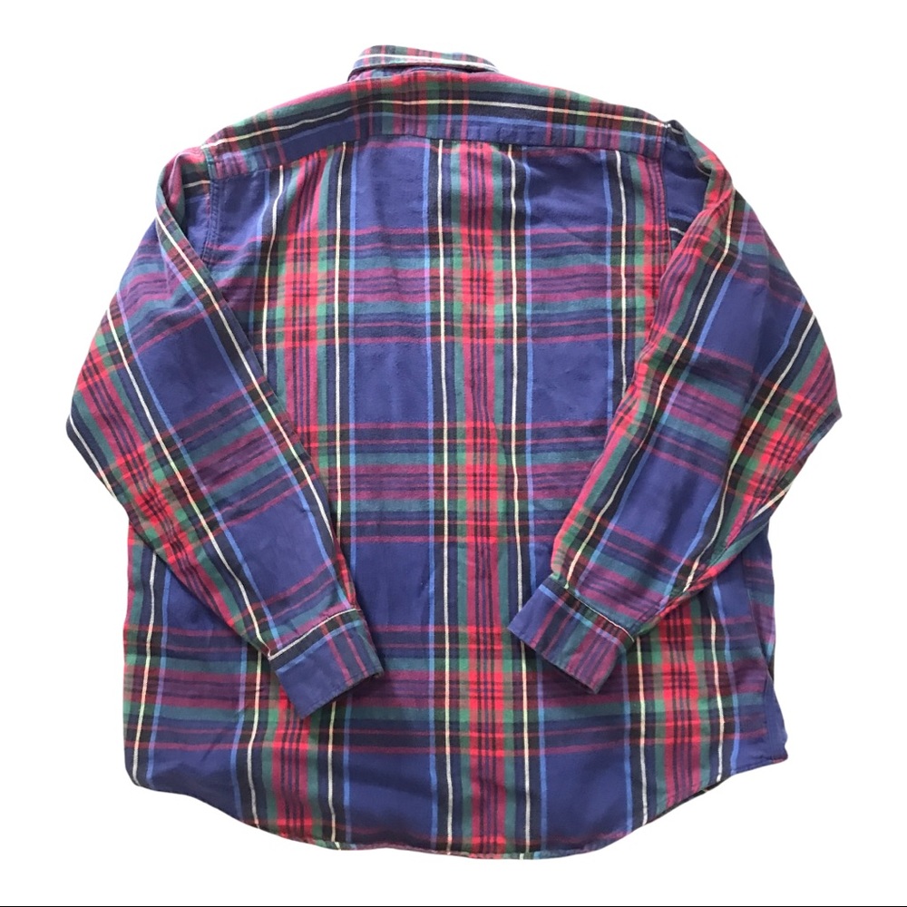 Bundle 2 Vintage LL Bean Broken In Flannel Shirts - Picture 5 of 10